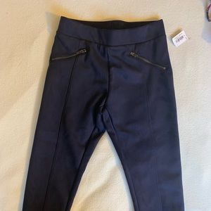 Girls blue navy leggings pants